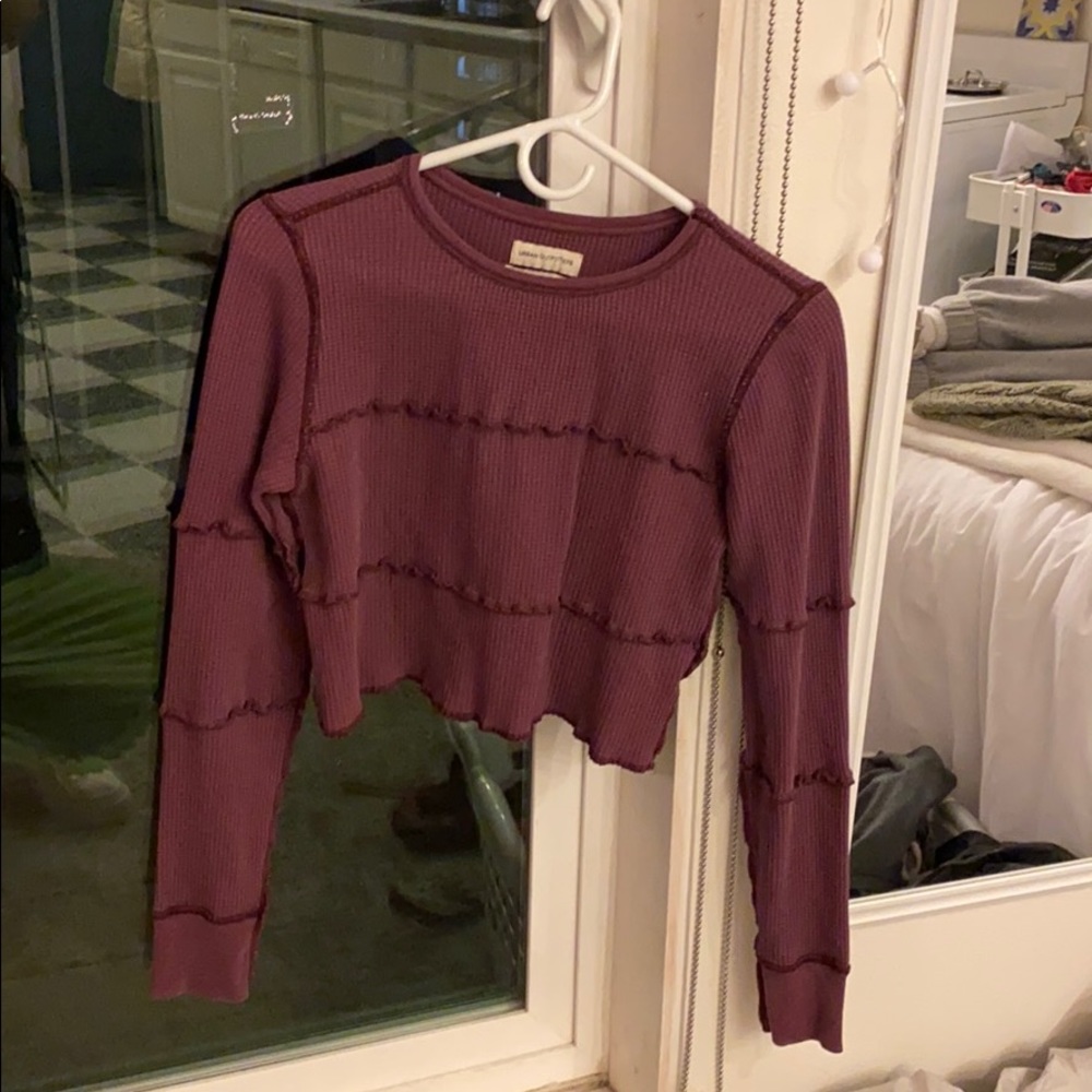 Urban Outfitters Plum Crop Top